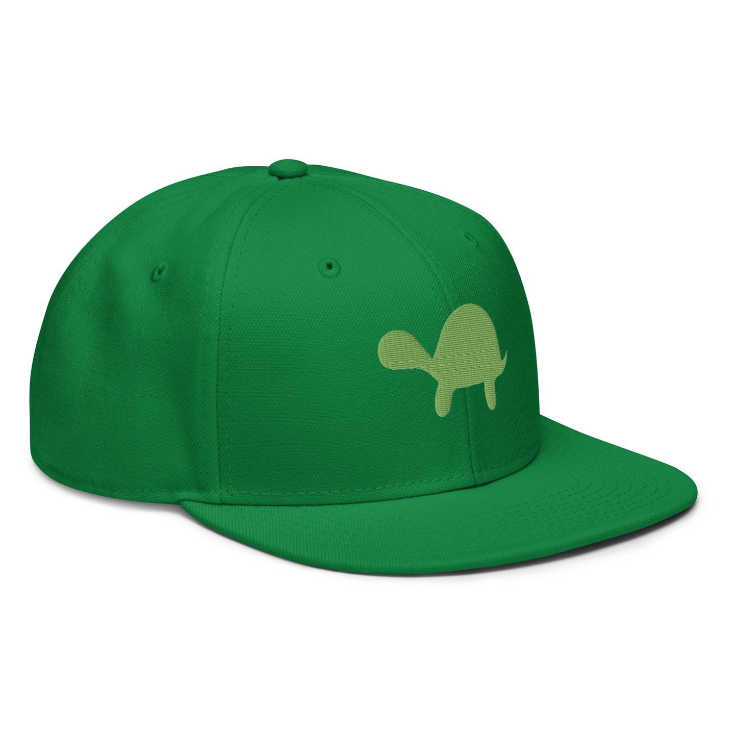 Turtle Snapback Hat (Green)