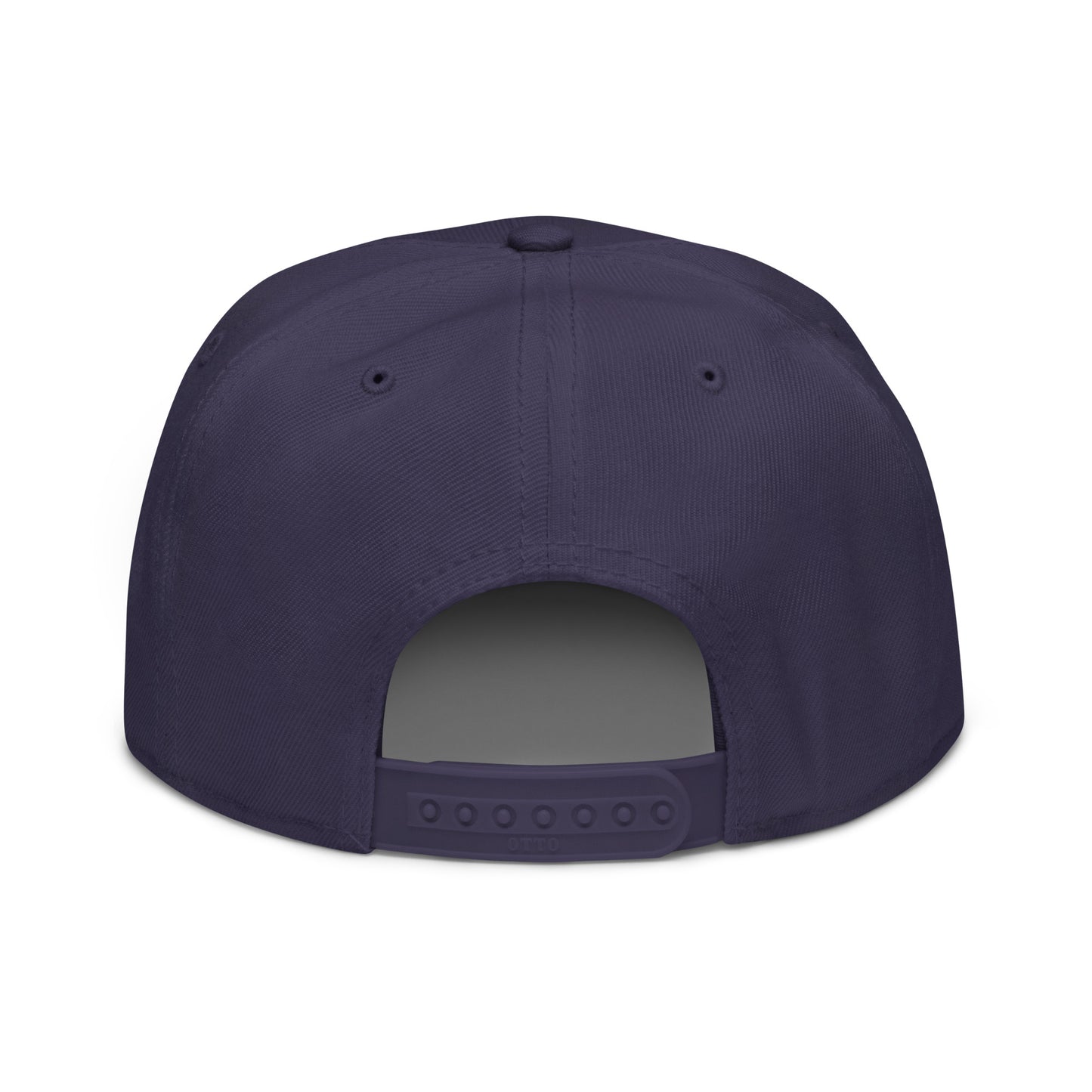 Turtle Snapback Hat (Navy/Orange)