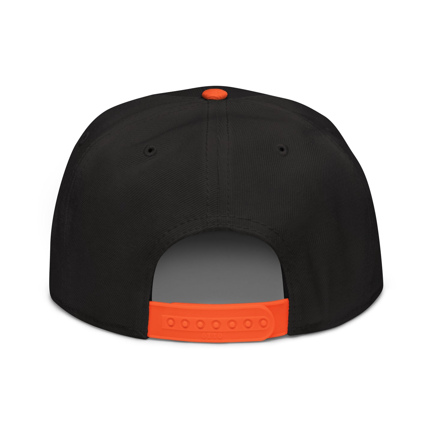 Turtle Snapback Hat (Black/Orange)