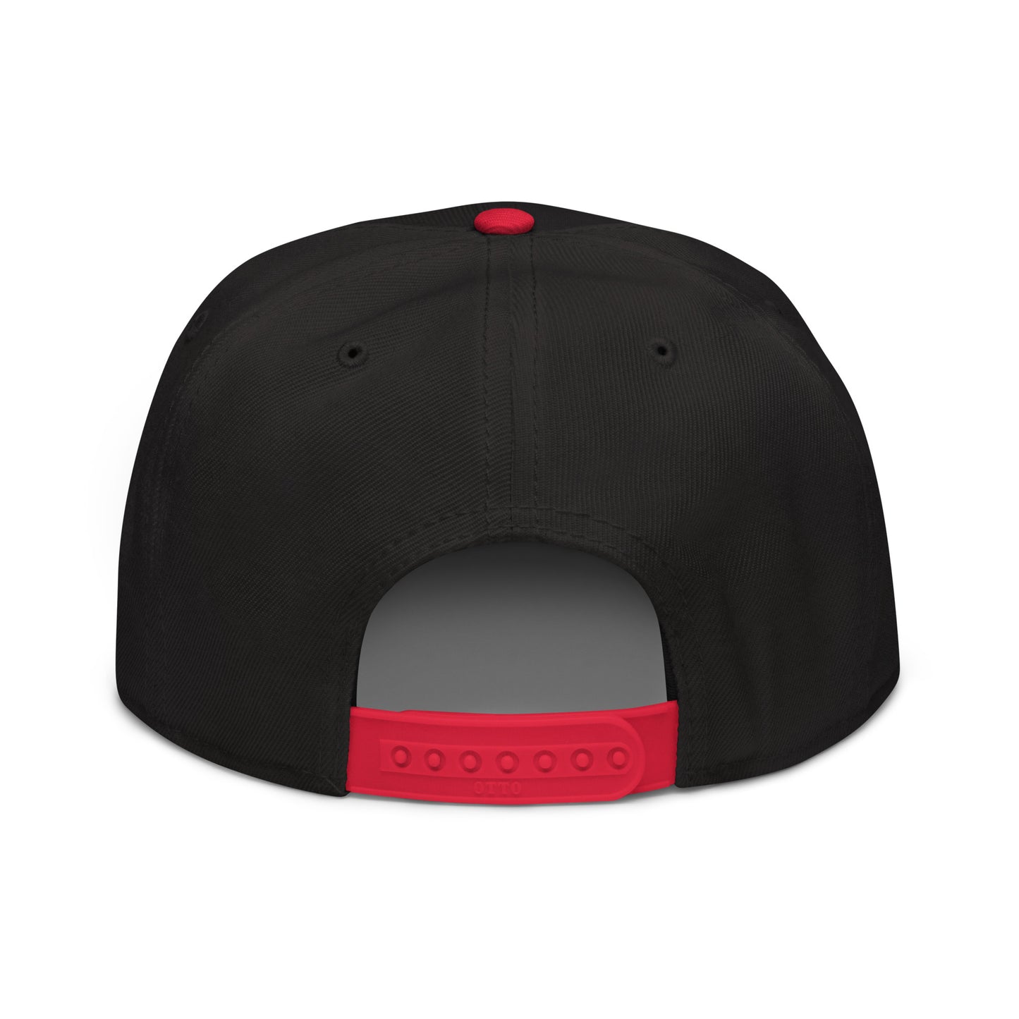 Turtle Snapback Hat (Black/Red)