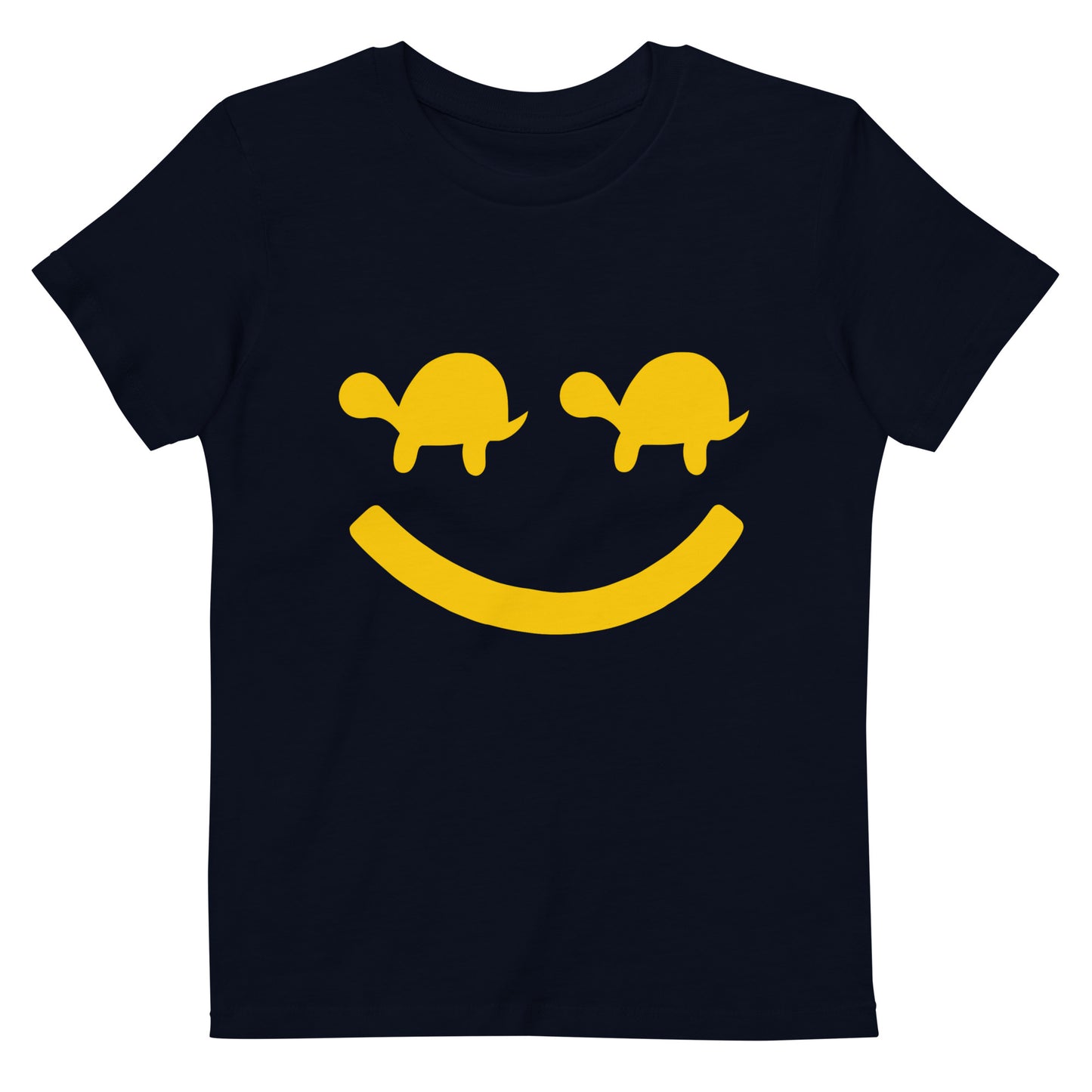 Turtle Face Kids Tee - Yellow