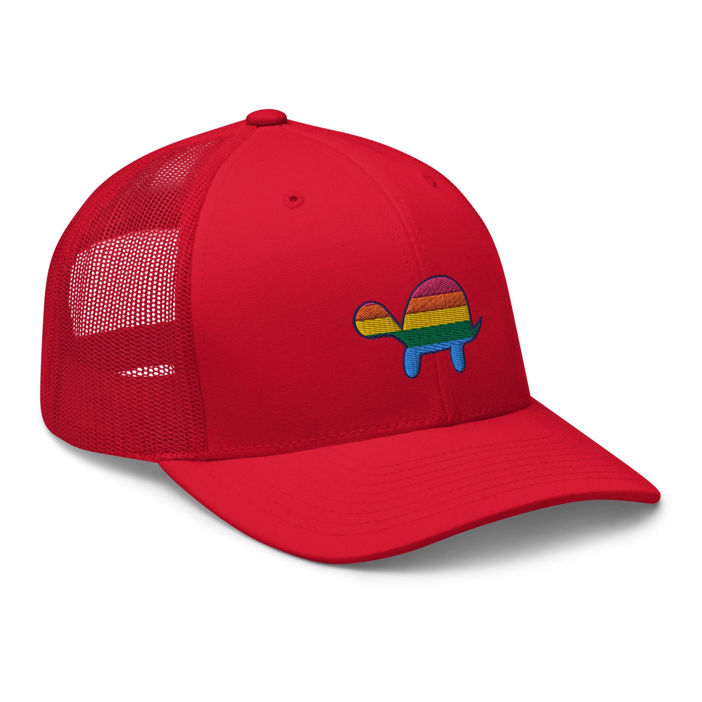 Rainbow Turtle Mesh Snapback